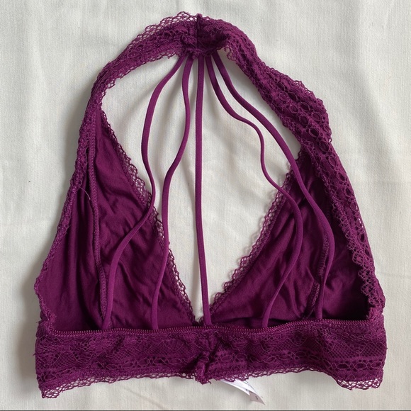 French affair Purple lace bralette - Picture 3 of 4